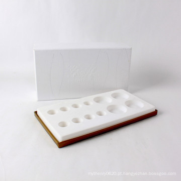 Caixa de papel para cosméticos com cílios personalizados